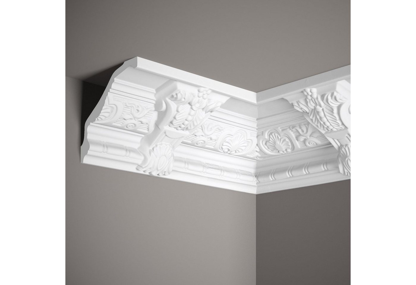 Mardom Deckenleiste MDA138 Profoam 160 x 130 x 2000 mm Weiß Stuckleiste Barock, Kleben, Polyurethan Mardom Deckenleiste MDA138 Profoam 160 x 130 x 2000 mm Weiß Stuckleiste Barock, Kleben, Polyurethan von Mardom