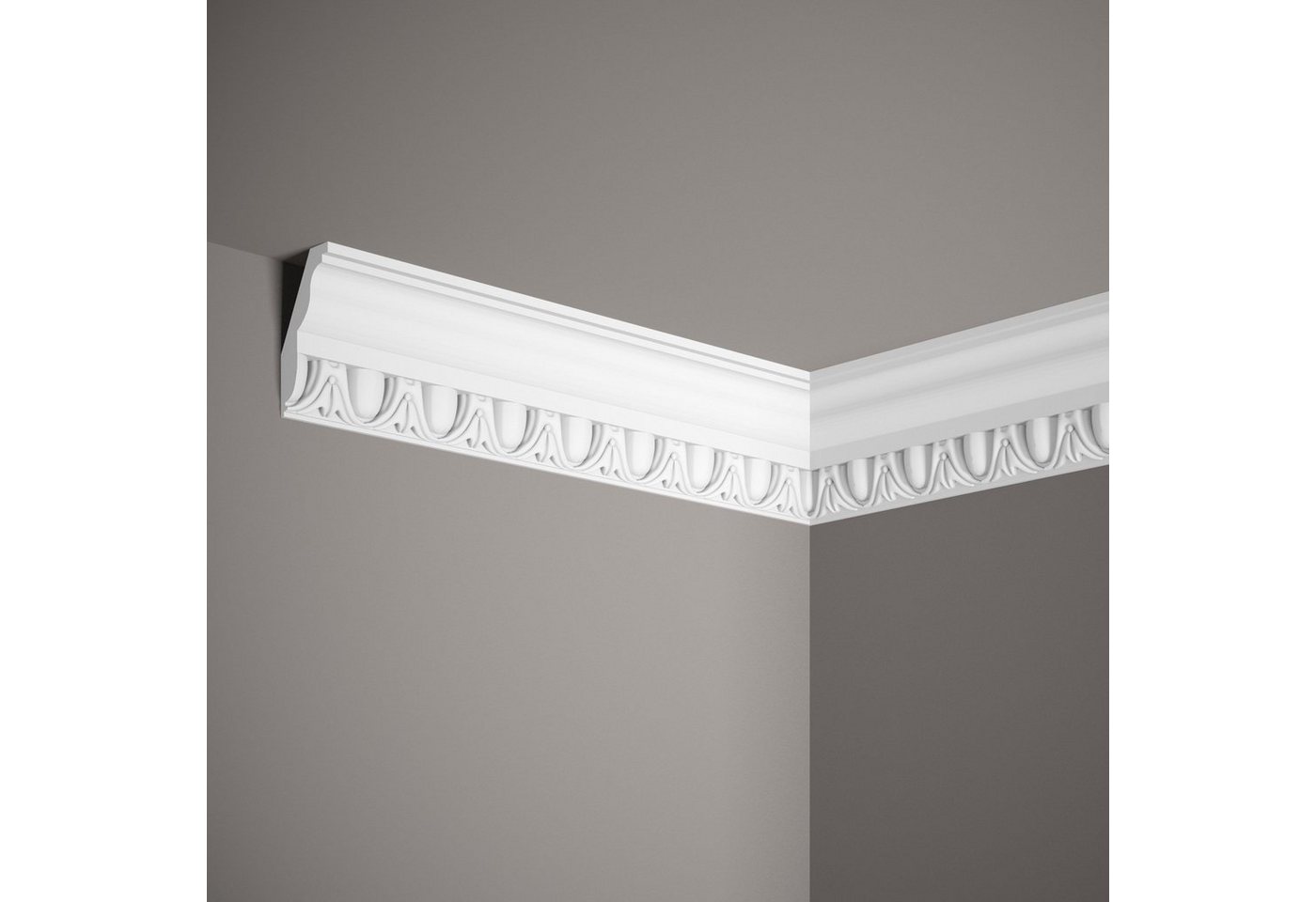 Mardom Deckenleiste MDA212 Profoam 44 x 78 x 2000 mm Weiß Stuckleiste Jugendstil, Kleben, Polyurethan Mardom Deckenleiste MDA212 Profoam 44 x 78 x 2000 mm Weiß Stuckleiste Jugendstil, Kleben, Polyurethan von Mardom