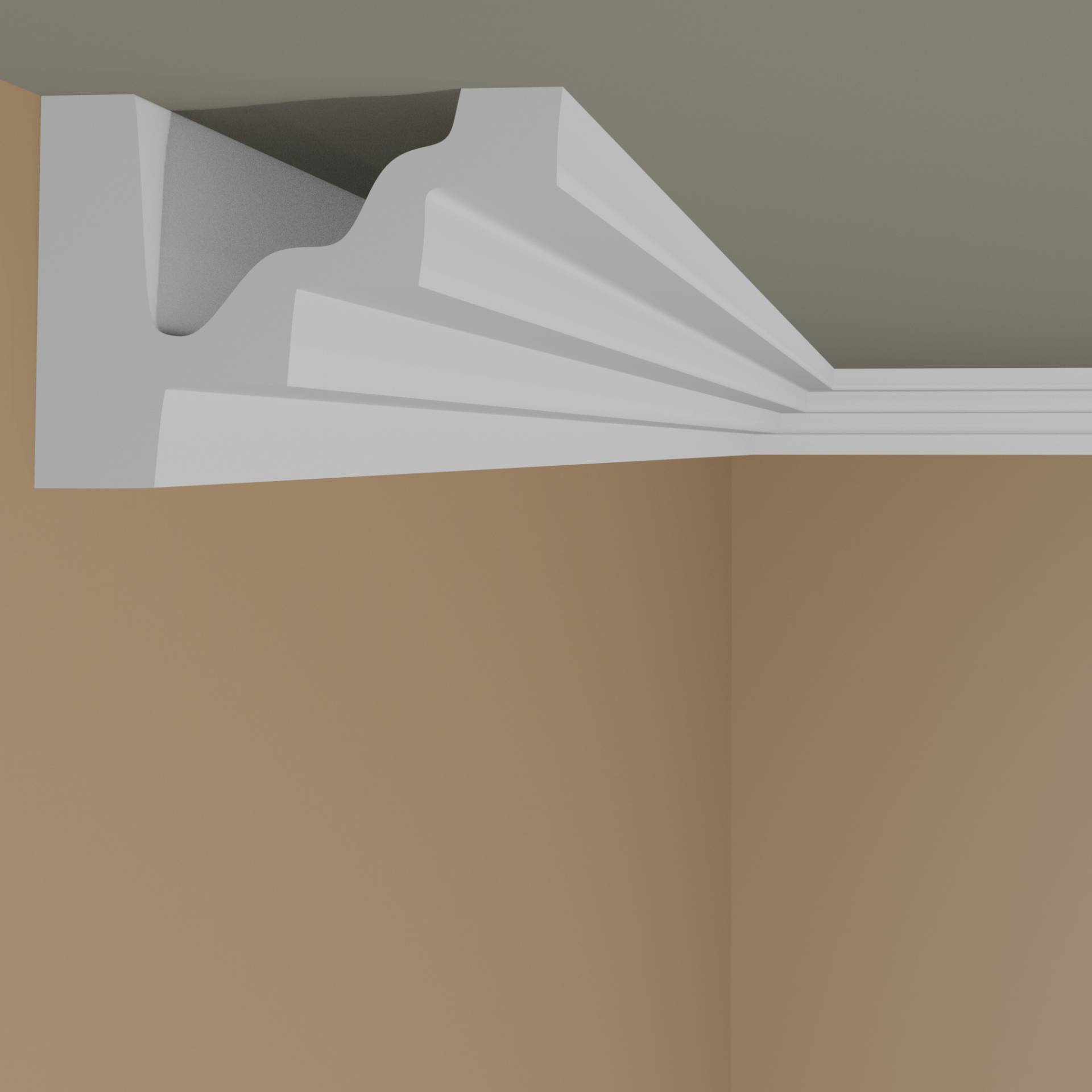Mardom Deckenleiste MDB134 Profoam 80 x 80 x 2000 mm Weiß Stuckleiste Kantig Mardom Deckenleiste MDB134 Profoam 80 x 80 x 2000 mm Weiß Stuckleiste Kantig von Mardom