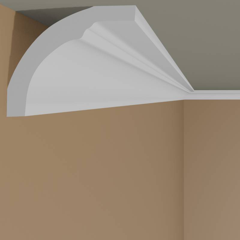 Mardom Deckenleiste MDB136 Profoam 40 x 40 x 2000 mm Weiß Stuckleiste Mini von Mardom
