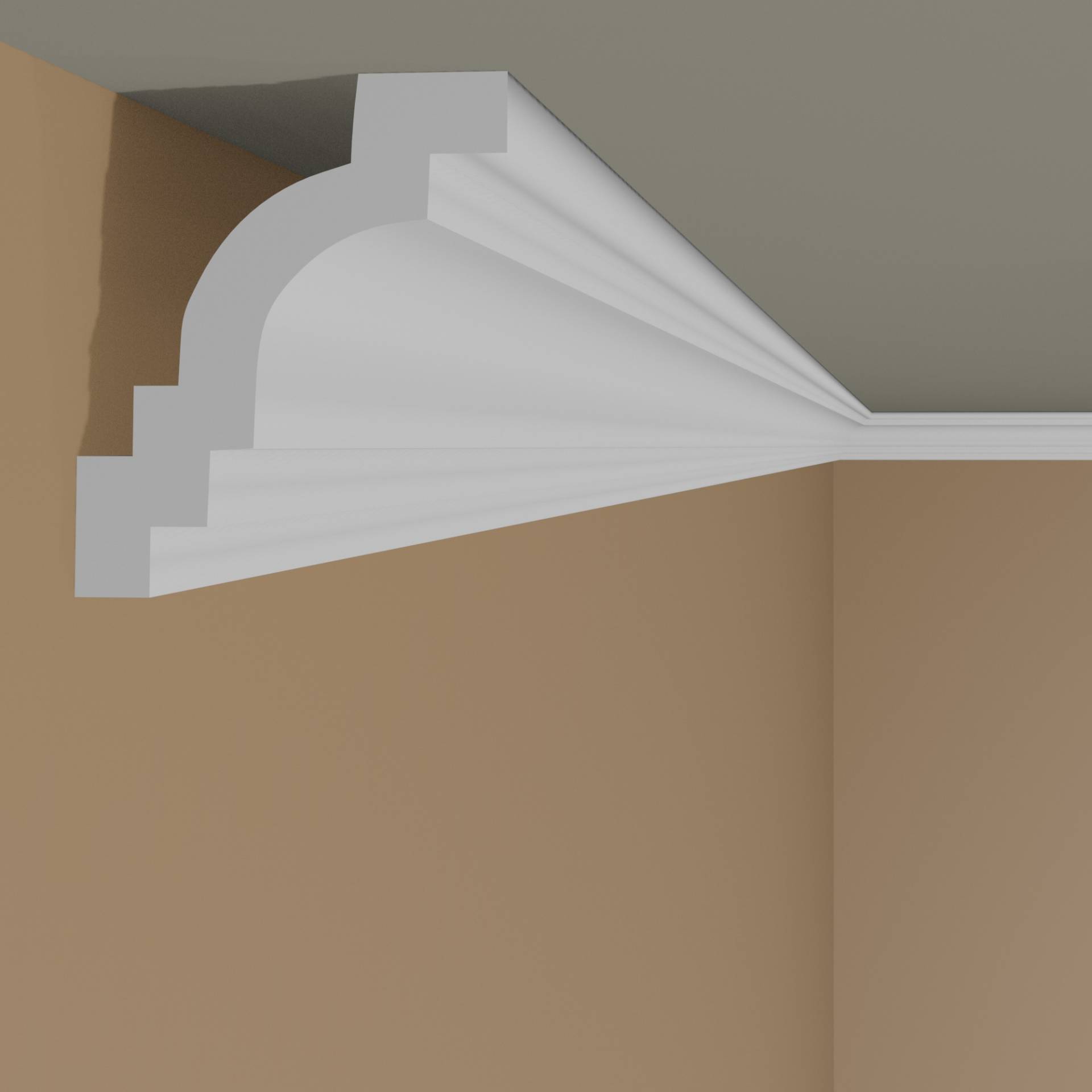 Mardom Deckenleiste MDB142 Profoam 80 x 98 x 2000 mm Weiß Stuckleiste Markant Mardom Deckenleiste MDB142 Profoam 80 x 98 x 2000 mm Weiß Stuckleiste Markant von Mardom