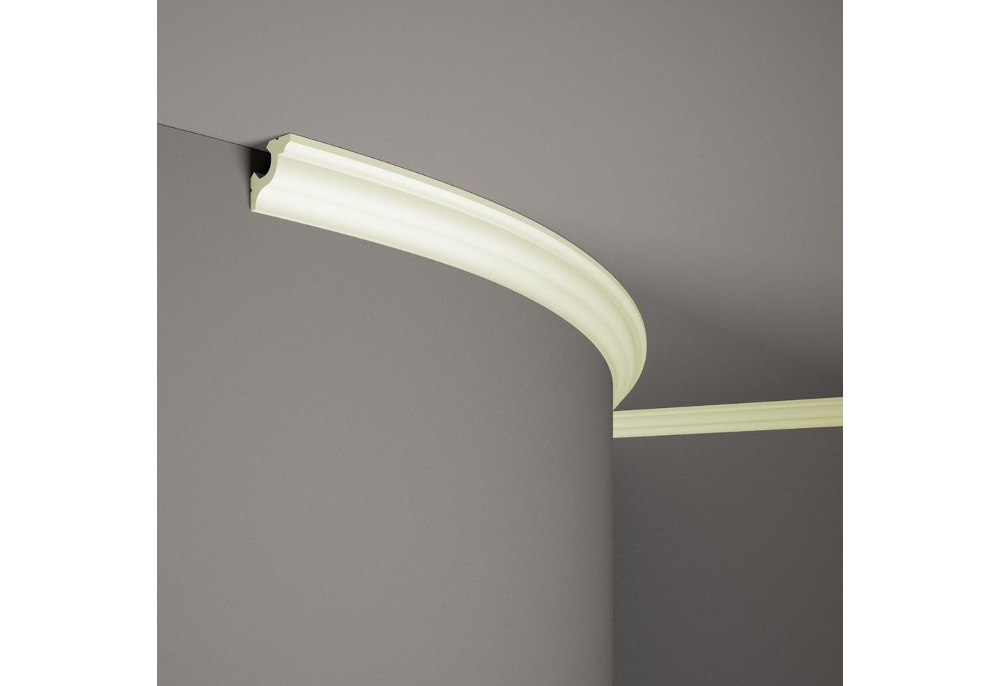 Mardom Deckenleiste flexible MDB172F Profoam 40 x 40 x 2000 mm Weiß Stuckleiste biegsam, Kleben, Polyurethan Mardom Deckenleiste flexible MDB172F Profoam 40 x 40 x 2000 mm Weiß Stuckleiste biegsam, Kleben, Polyurethan von Mardom