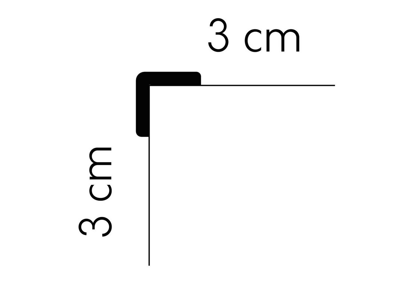 Mardom Kantenleiste MD237 Polyforce 30 x 30 x 2000 mm Weiß Tapeteneckschutzleiste, Kleben, Schrauben, Polystyrol Mardom Kantenleiste MD237 Polyforce 30 x 30 x 2000 mm Weiß Tapeteneckschutzleiste, Kleben, Schrauben, Polystyrol von Mardom