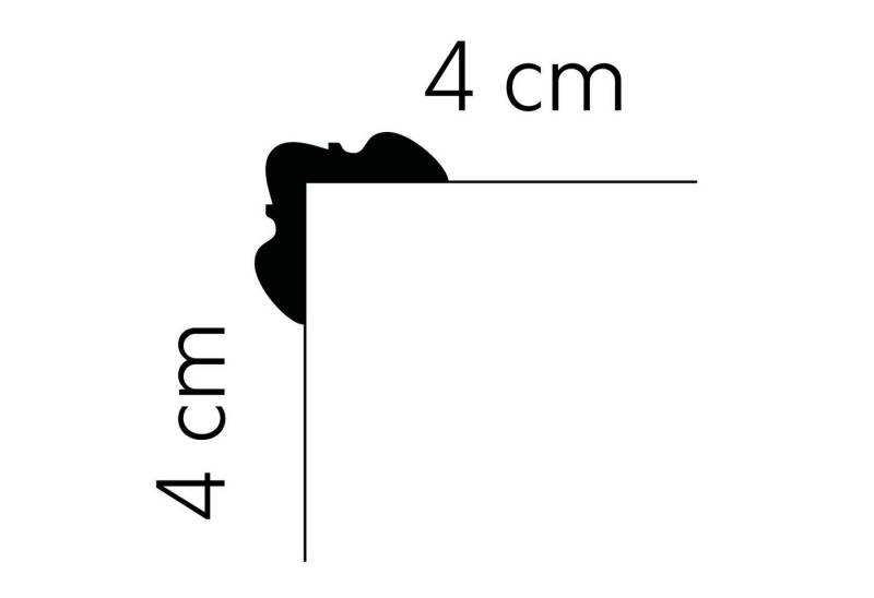 Mardom Kantenleiste MDB123 Profoam 40 x 40 x 2000 mm Weiß Tapeteneckschutzleiste Dekorativ, Kleben, Schrauben, Polyurethan Mardom Kantenleiste MDB123 Profoam 40 x 40 x 2000 mm Weiß Tapeteneckschutzleiste Dekorativ, Kleben, Schrauben, Polyurethan von Mardom