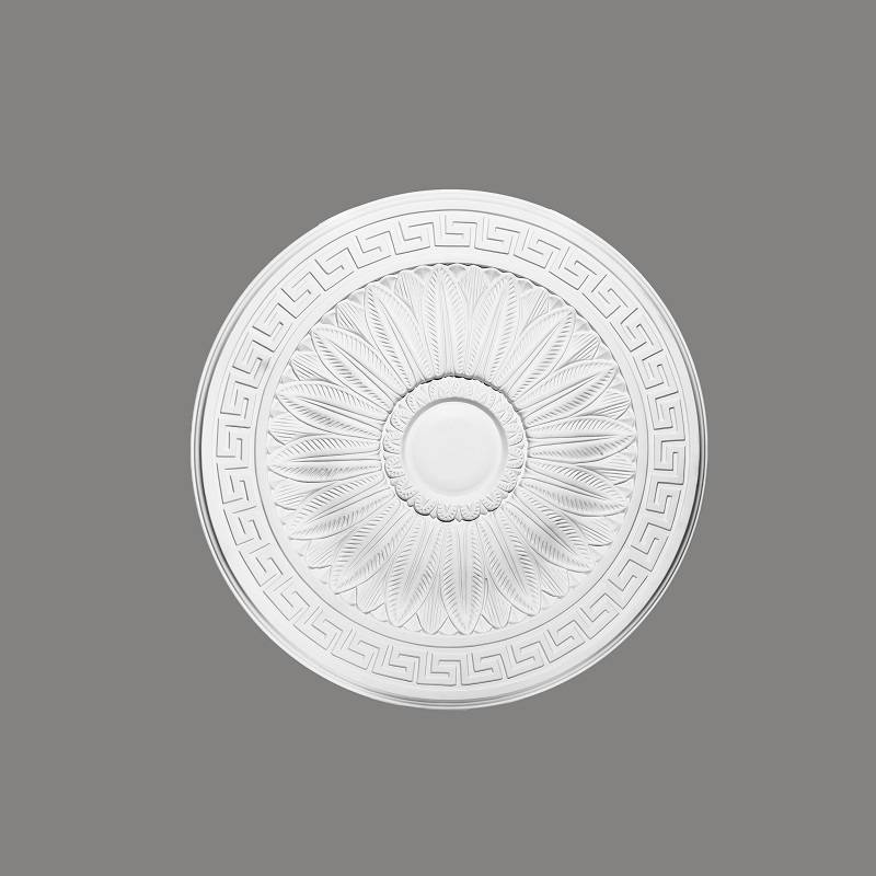 Mardom Rosette / Deckenkuppel B3020 Profoam 514 x 35 x 514 mm Weiß Stuckrosette Deckenrosette Rund von Mardom