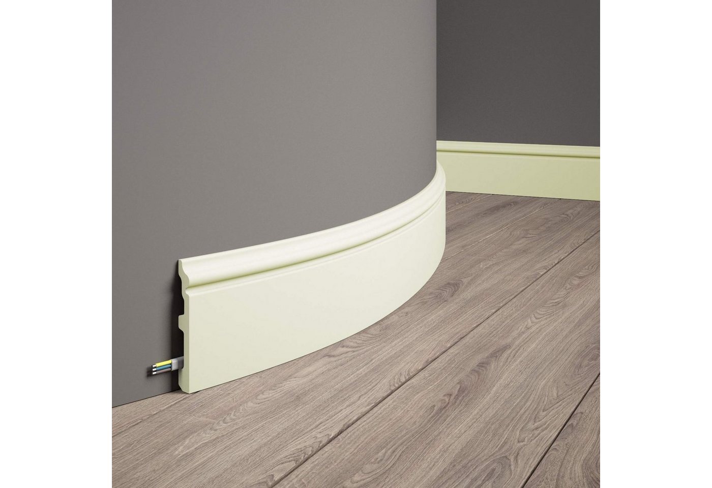 Mardom Sockelleiste flexible MD358F Profoam 14 x 117 x 2000 mm Weiß Fußleiste biegsam Mardom Sockelleiste flexible MD358F Profoam 14 x 117 x 2000 mm Weiß Fußleiste biegsam von Mardom