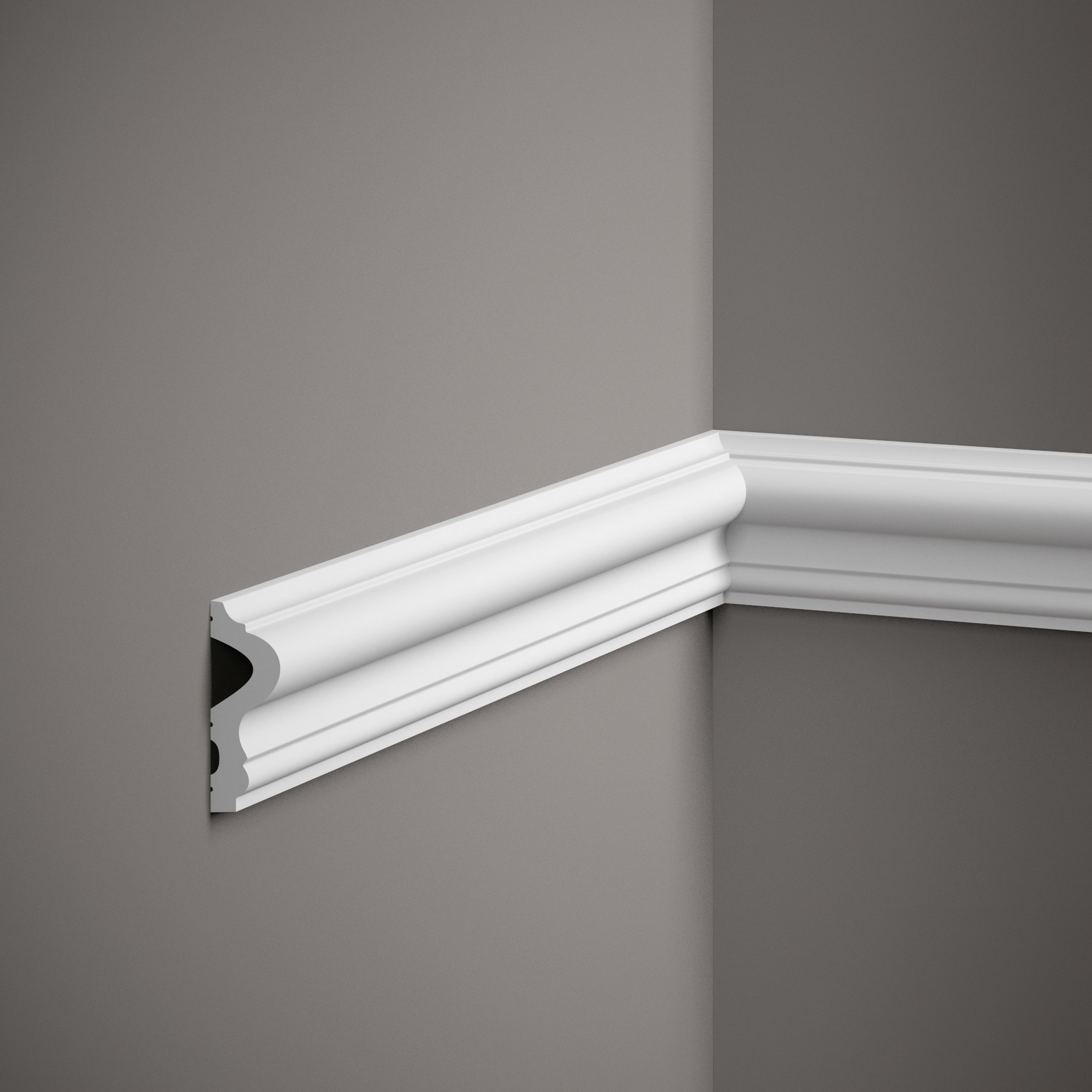 Mardom Wandleiste MD346 Polyforce 23 x 61 x 2000 mm Weiß Zierleiste Modern Mardom Wandleiste MD346 Polyforce 23 x 61 x 2000 mm Weiß Zierleiste Modern von Mardom