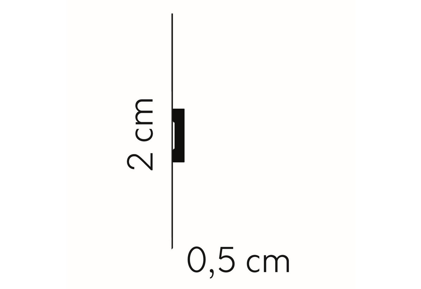 Mardom Zierleiste Wandleiste MD012 Polyforce 5 x 20 x 2000 mm Weiß Deckenleiste Gerade, Kleben, Polystyrol Mardom Zierleiste Wandleiste MD012 Polyforce 5 x 20 x 2000 mm Weiß Deckenleiste Gerade, Kleben, Polystyrol von Mardom