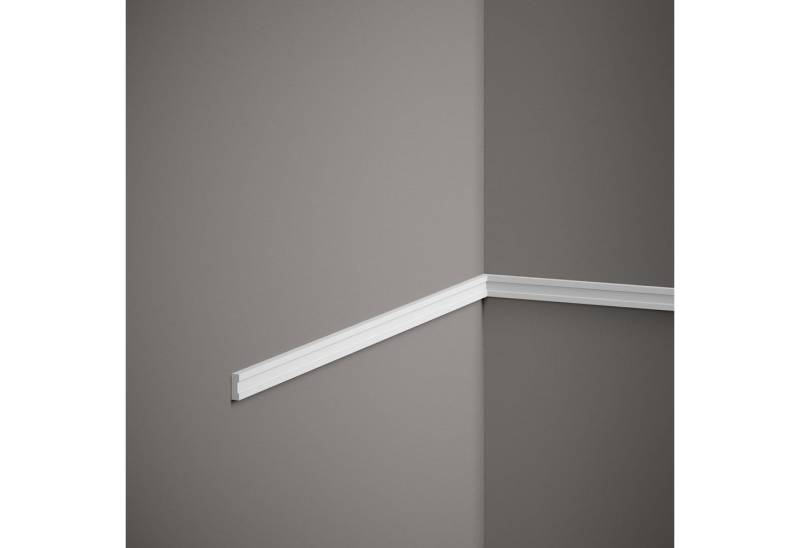 Mardom Zierleiste Wandleiste MDD316 Profoam 5 x 15 x 2000 mm Weiß Deckenleiste dezent, Kleben, Polyurethan von Mardom