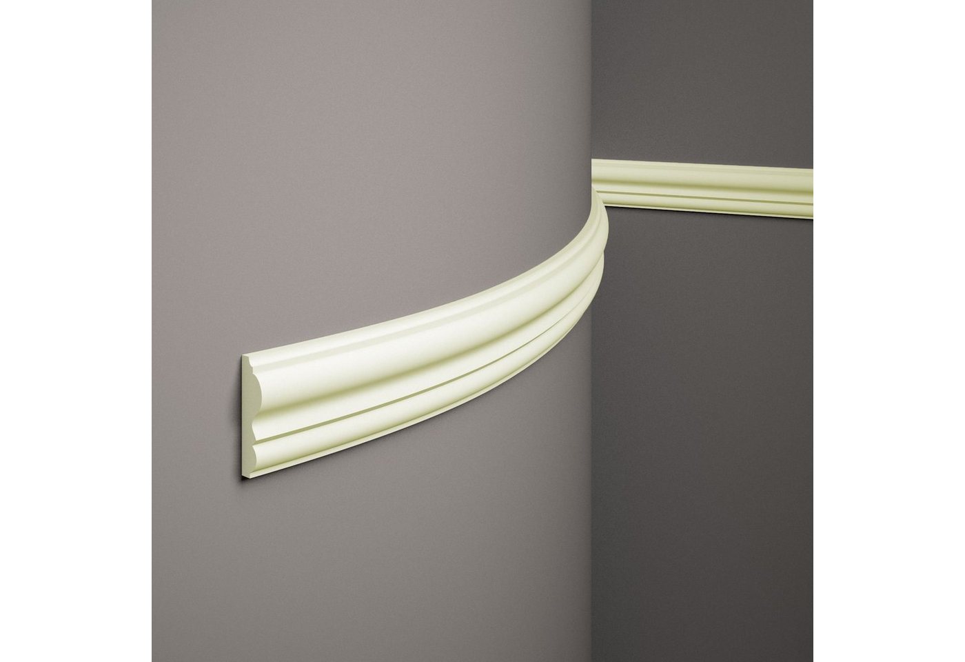 Mardom Zierleiste flexible Wandleiste MDD338F Profoam 21 x 80 x 2000 mm Weiß biegsam, Kleben, Polyurethan Mardom Zierleiste flexible Wandleiste MDD338F Profoam 21 x 80 x 2000 mm Weiß biegsam, Kleben, Polyurethan von Mardom