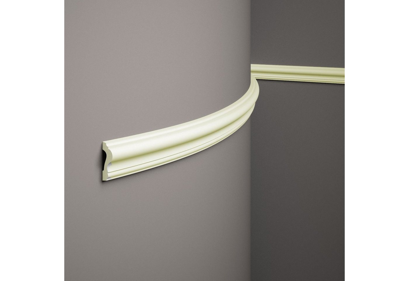 Mardom Zierleiste flexible Wandleiste MDD346F Profoam 25 x 61 x 2000 mm Weiß biegsam, Kleben, Polyurethan Mardom Zierleiste flexible Wandleiste MDD346F Profoam 25 x 61 x 2000 mm Weiß biegsam, Kleben, Polyurethan von Mardom