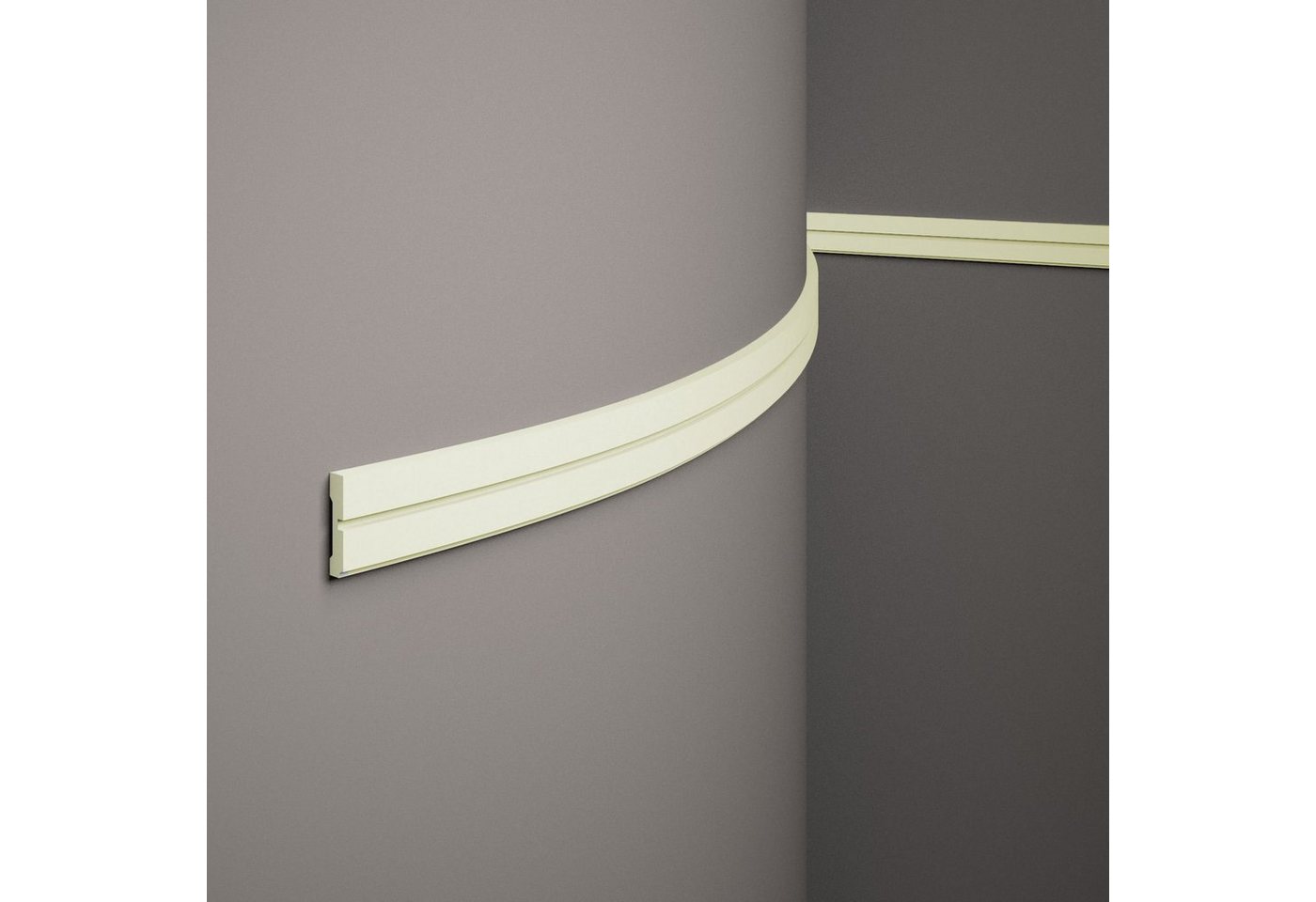 Mardom Zierleiste flexible Wandleiste MDD414F Profoam 11 x 51 x 2000 mm Weiß biegsam, Kleben, Polyurethan Mardom Zierleiste flexible Wandleiste MDD414F Profoam 11 x 51 x 2000 mm Weiß biegsam, Kleben, Polyurethan von Mardom