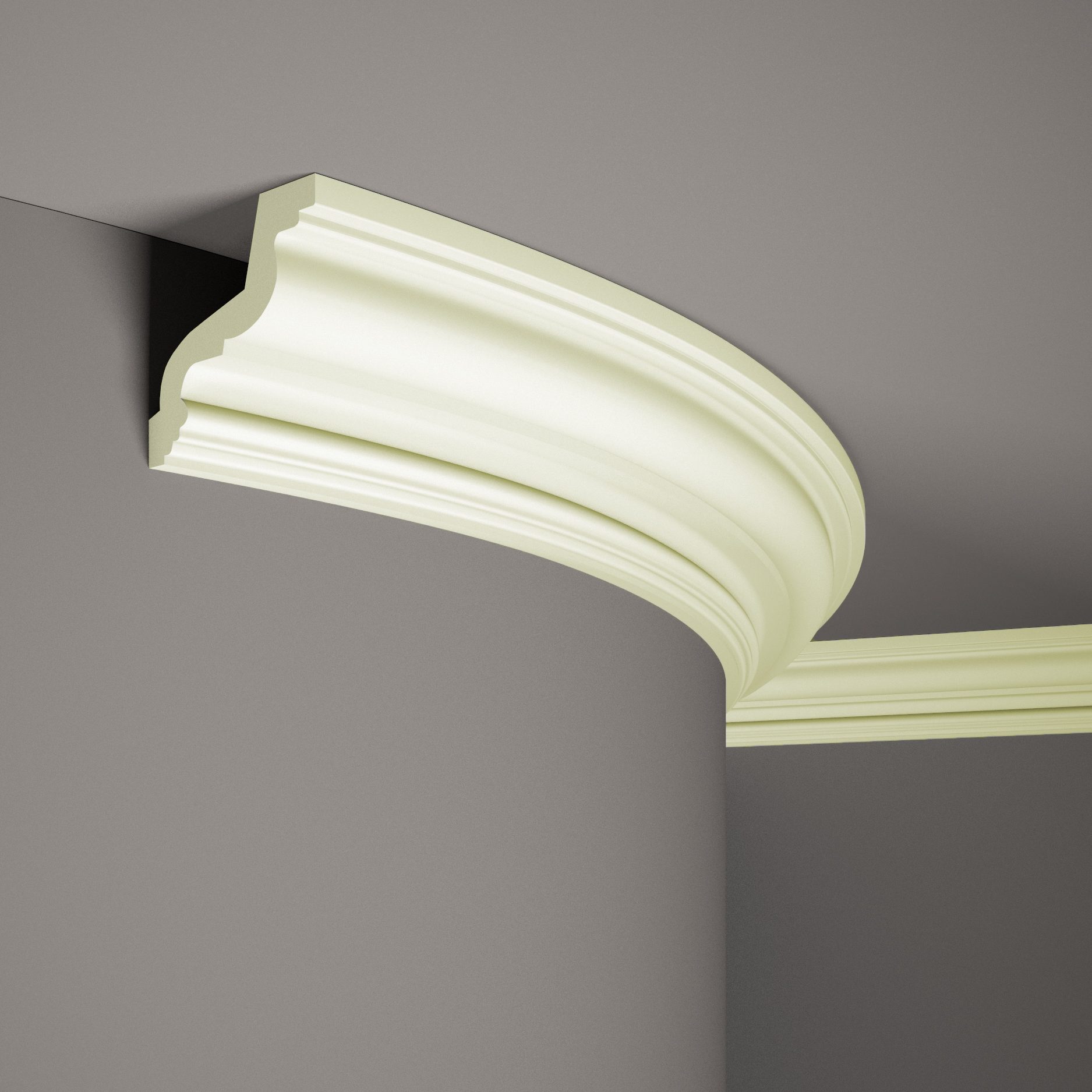 Mardom flexible Deckenleiste MDB118F Profoam 100 x 97 x 2000 mm Weiß Stuckleiste biegsam Mardom flexible Deckenleiste MDB118F Profoam 100 x 97 x 2000 mm Weiß Stuckleiste biegsam von Mardom