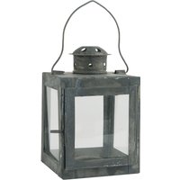 Ib Laursen Laterne 5798 Windlicht Teelicht Teelichthalter Glas Metall 10x10x14, 5 cm Outdoor Garten Terrasse Balkon Party von MareLigneum