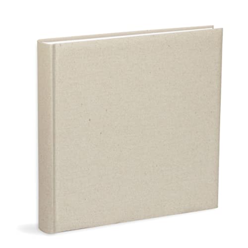 Mareli 31 x 31 cm Einband aus Leinenstoff 80 Seiten mit Seidenpapier Ecru von Mareli