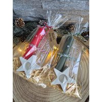 Geschenkset, Wichtelgeschenk, Weihnachtsgeschenk, Geschenkidee, Kerzenhalter, Kerze, Weihnachten, Raysin, Stern, Weihnachten To Go von MarengoBodensee