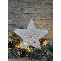 stern Mit Ballonlichtern, Weihnachtsdeko, Winterdekoration, Weihnachten, Advent, Mitbringsel, Raysin, Geschenk, Dekoration von MarengoBodensee