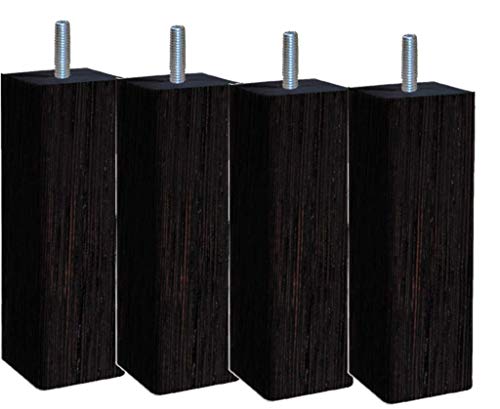 Margot – Douceur skandinavischen quadratisch Set 4 Füße für Lattenrost Holz 6 x 6 x 20 cm, Holz, Wenge, 6 x 6 x 20 cm Margot – Douceur skandinavischen quadratisch Set 4 Füße für Lattenrost Holz 6 x 6 x 20 cm, Holz, Wenge, 6 x 6 x 20 cm von Margot