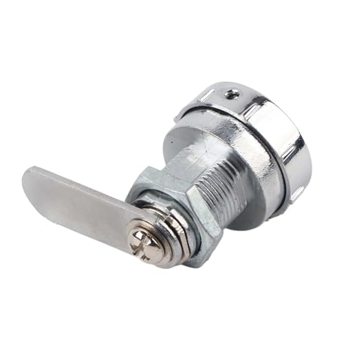 3er-Pack Codierte Edelstahlschlösser für Schubladen, Schränke, Kästen und mehr. Mehrere Größen, Erhältlich mit Federbolzen, Glänzend Verchromt (0,5–9 mm starkes Metallgehäuse) von Marhynchus