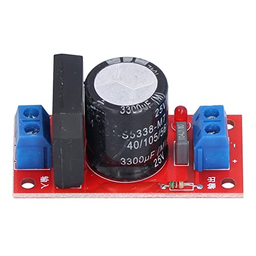 8A Gleichrichter-Filter-Leistungsplatine AC-zu-DC-Netzteil-Gleichrichterplatine mit Roter LED-Anzeige von Marhynchus