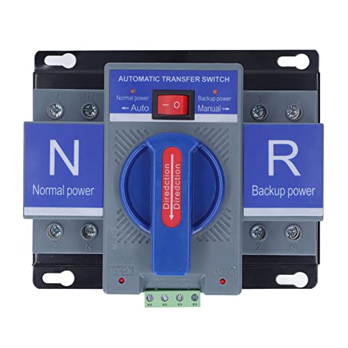 AC230V Automatischer Transferschalter mit doppelter Leistung 2P CB Micro Break Type Mini Changeover für Haushalts-PV (63A) von Marhynchus