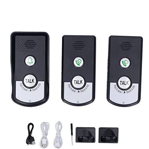 Drahtlose Intercom-Türklingel, Bürogeräte und Verbrauchsmaterialien Sonstige Bürogeräte und Verbrauchsmaterialien 1500 Meter 2 Lademethoden Intercomunicador Wasserdichtes Design Elektronische von Marhynchus