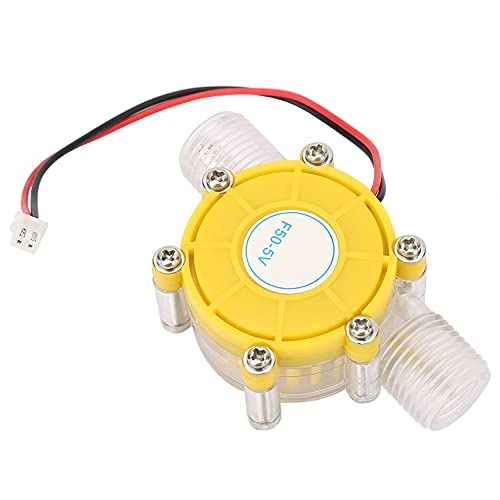 F50 Micro Hydro DC Wasserturbine Generatoren Mobile Stromversorgung Generatoren Generator Fließpumpe Turbine Wasserkraft Energiegenerator Wechselwerkzeug[F50 80V transparent gelb] von Marhynchus