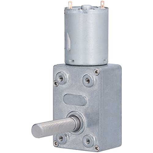 JGY-370 DC24V-Encoder-Getriebemotor,automatisierte Industrie Getriebemotor M8-Schraubenturbinen-Gewindewellenmotor,Selbsthemmender Motor mit Niedriger Drehzahl Wellenlänge 33 Mm(150 von Marhynchus