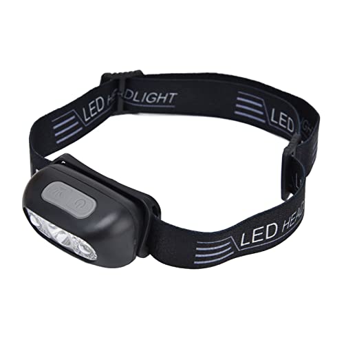 LED-Stirnlampe, Multifunktional, Einstellbarer Winkel, Wasserdicht, USB-Aufladung, Bewegungssensor, Tragbare Taschenlampe, ABS-5-V-Sensor von Marhynchus