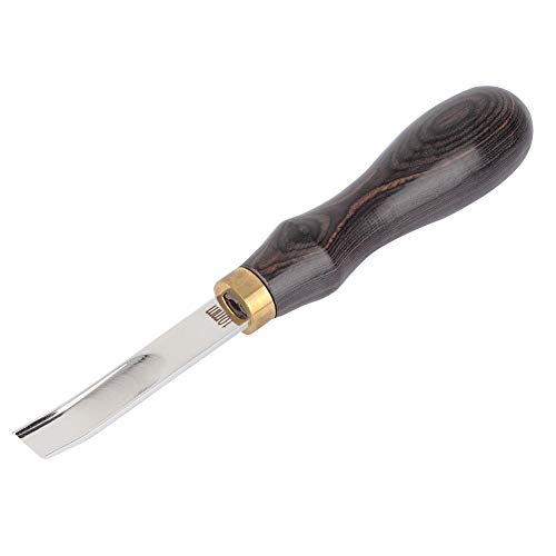 Marhynchus Leathercraft Edge Beveler Leder Breitschaufel Dünnes Messer Schwarzer Griff Craft Tool(10mm) von Marhynchus