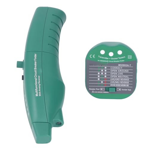 Leistungsschalter-Finder, Automatische Empfindlichkeitsanpassung, 3 Kontrollleuchten, Taschenlampe, Batteriebetrieben, Geeignet für Büro, Zuhause, Fabrik Leistungsschalter-Finder, Automatische Empfindlichkeitsanpassung, 3 Kontrollleuchten, Taschenlampe, Batteriebetrieben, Geeignet für Büro, Zuhause, Fabrik von Marhynchus