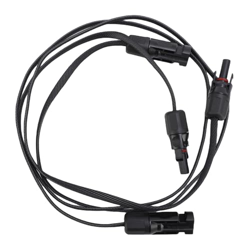 Marhynchus 1 Paar Solardraht mit Weiblichen Männlichen Steckern Solarverlängerungskabel 6mm² IP67 für Solarpanel RV Marine Home System (1m / 3,3 Fuß) von Marhynchus