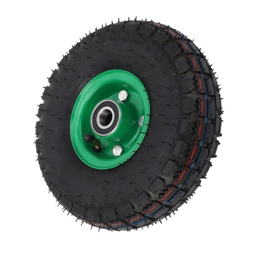 Marhynchus 10 -Zoll -Gummirad 10,2 -Zoll -Ersatzrad 260 X 80 Mm Gummistkarrenrad mit 6204 Lager 250 Kg Ladung für Gartenwagen Wagenschubkarre von Marhynchus