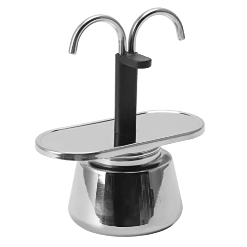 Marhynchus 100 Ml Doppelkopf Moka Pot Edelstahl -Kaffeemaschine Zum Schnellen Brauen zu Hause oder Im Büro Leicht und Leicht zu Tragen Ideales für Kaffeeliebhaber Marhynchus 100 Ml Doppelkopf Moka Pot Edelstahl -Kaffeemaschine Zum Schnellen Brauen zu Hause oder Im Büro Leicht und Leicht zu Tragen Ideales für Kaffeeliebhaber von Marhynchus