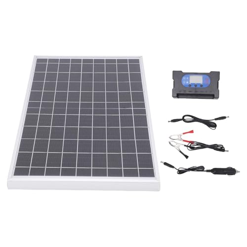 Marhynchus 10W Solarpanel Ladegerät 100A Fast Ladecontroller Tragbares Solar -Ladungskit mit ABS -Material für das Camping -Camping von Autos aus Grid -Anwendungen von Marhynchus