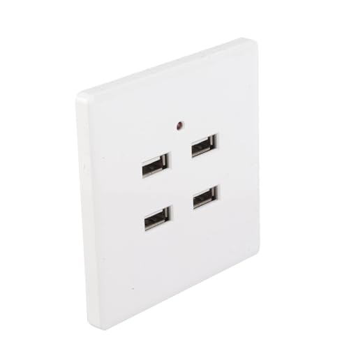 Marhynchus 110~250 V Büro zu Hause USB Wall Netzteil Pobite mit 4 Häfen - Exquisites Quadrat -Panel, Sichere Ladungsaufnahme von Marhynchus