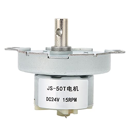 Marhynchus 15 U/Min Mini Getriebemotor, Niedriges Geräusch und Einfache Installation DC24V -Elektromotor mit Hochwertigem Material für Haushaltsgeräte, Heizungen, Elektrische Ventilatoren, von Marhynchus