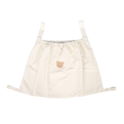 Marhynchus 2 Packwagen Kinderwagen Bag Kinderwagen Organizer Beutel Wassersicher Nylon mit Verstellbaren Trägern für Baby Kinderwagen -Reisezubehör (Beige) von Marhynchus