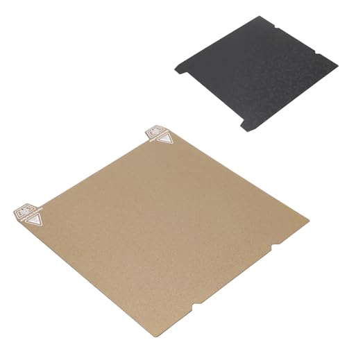 Marhynchus 235x235mm Doppelseitig PEO+PEI Blechbettplatte Federstahl -Stahl -Stahlplatte Strukturierte Oberfläche für Ender 5 S1 /3 S1 von Marhynchus