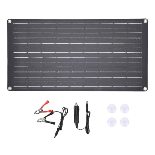 Marhynchus 25W Tragbares Solarpanel -Auto -Ladegerät Solar -Batterie -Ladegerät für Auto Windschutzscheibe mit 1,5A Kurzschlussstrom Leicht 854 G für Camping -Notfall von Marhynchus