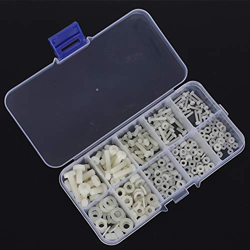 Marhynchus 270pcs M2 M2,5 M3 M4 M5 Nylon -Schraubenwaschmaschinen -Sortiment Kit Hohe Zähigkeit Schnelles Anziehen von Gewinnen, die Leicht zu Tragen Sind, um Unterschiedliche Bedürfnisse mit Marhynchus 270pcs M2 M2,5 M3 M4 M5 Nylon -Schraubenwaschmaschinen -Sortiment Kit Hohe Zähigkeit Schnelles Anziehen von Gewinnen, die Leicht zu Tragen Sind, um Unterschiedliche Bedürfnisse mit von Marhynchus