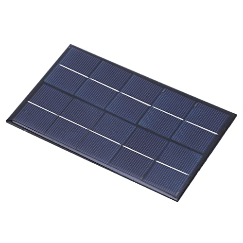 Marhynchus 2W 5V Solarpanel 1000 MA Monokristalline Solarladegerät Wasserdichte UV -Proof Kratzfest mit USB -DC -Ausgang für Camping -Camping -Picknick -Bergklettern Im Freien von Marhynchus