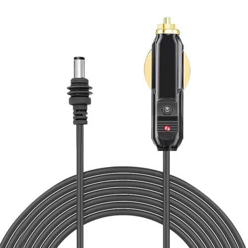 Marhynchus 2m Wasserdichtes DC -Stromkabel IP68 Wasserbeständiges Netzkabel für Mini -Satellitenantenne Im Freien mit 18AWG Schweres PVC -Kupfer für Auto -LKW -Busboot von Marhynchus