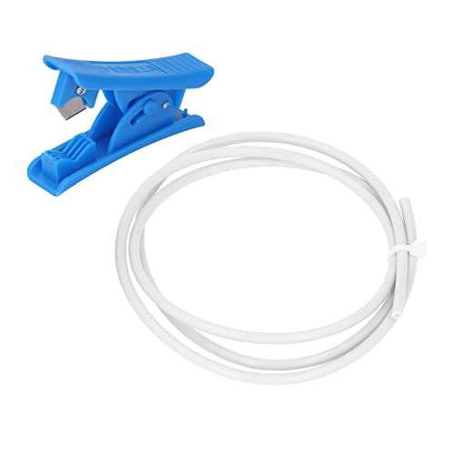 Marhynchus 3D -Drucker PTFE -Rohr 3 Meter Kit mit Rohrschneider Bester Leistung und Starke Kompatibilität Ender 6 Cr 10 V2 Cr 10 S4 ABS Material (WHITE) von Marhynchus