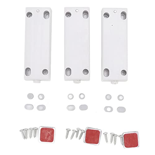 Marhynchus 3pcs Magnetic Topping Open Latch Schranktür Verriegelt Einstellbar 30-50n Zugkraft mit Hoher Festigkeitsfeder für Kleiderschränke Schubladenkluze Klappmöbel von Marhynchus