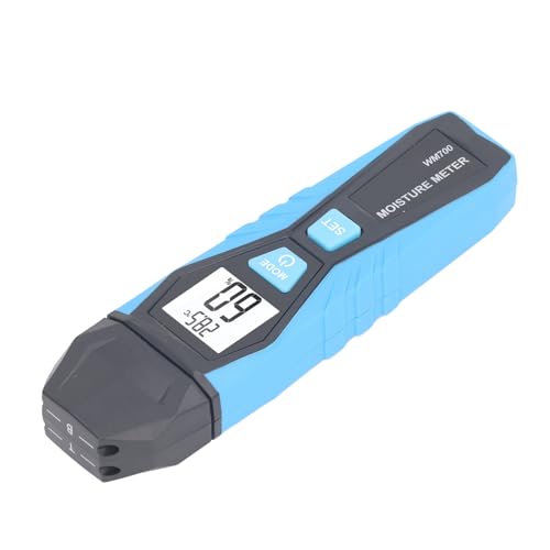 Marhynchus 4 In 1 Feuchtigkeitstester Erkennen LCD -Display Digitaler Tester Holz, Zement, Ziegel, Luftfeuchtigkeit, Temperatur, 1 X Schraubendreher für Wasserlecks, Anomalie -Nachweis von Marhynchus