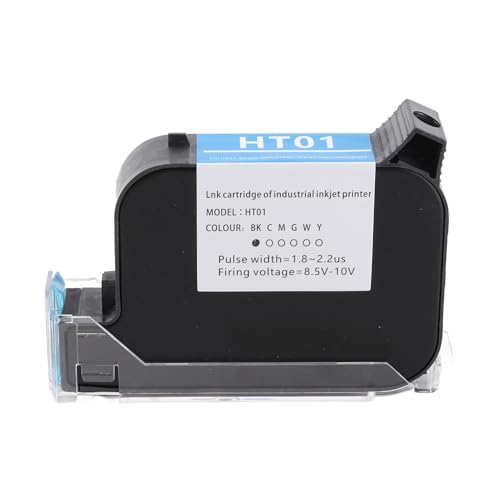 Marhynchus 42ml ABS -Handheld -Drucker -Tintenpatronen -Schnellrocknung Fluenzausgang für SC12 SC12T CP12 CP12W SC12KJ ohne Verschlüsselung Universell mit Absorption (BLACK) von Marhynchus