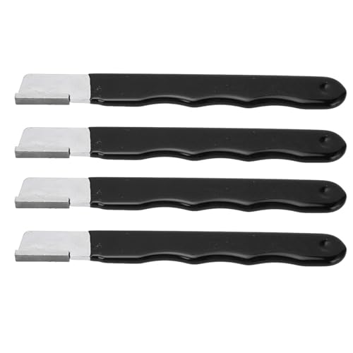 Marhynchus 4PCS Mini Tragbarer Gartenwerkzeugschärfer für Schneider, die Schere Heckschere Beschnitten, Bequemer Griff, (Schwarz Matt) von Marhynchus