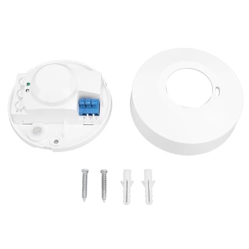 Marhynchus 5,8 GHz Mikrowellen Deckenbewegungssensor 360-Grad-Abdeckung 1200W Lastleistung 220V-240 V mit Einstellbar Marhynchus 5,8 GHz Mikrowellen Deckenbewegungssensor 360-Grad-Abdeckung 1200W Lastleistung 220V-240 V mit Einstellbar von Marhynchus