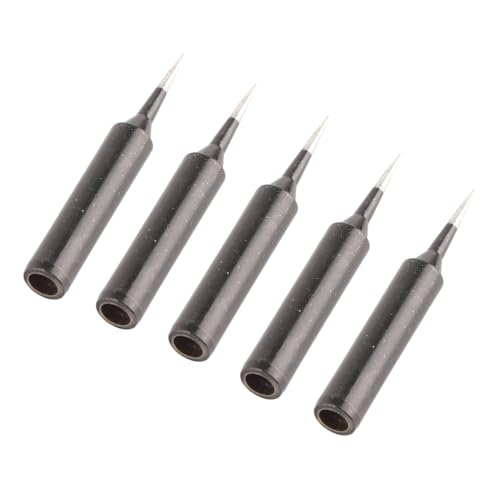 Marhynchus 5pcs Lötkolben -Eisen -Tipps BGA Station Tool Copper Schweißkit Hardware 900m Serie für Reibungsloses Löten und Entlorden, Langes Lebensdauer, Geeignet für die Meisten 936 Eisenstationen Marhynchus 5pcs Lötkolben -Eisen -Tipps BGA Station Tool Copper Schweißkit Hardware 900m Serie für Reibungsloses Löten und Entlorden, Langes Lebensdauer, Geeignet für die Meisten 936 Eisenstationen von Marhynchus